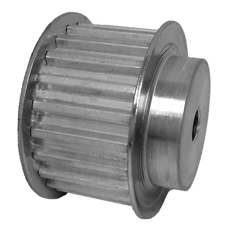 B B MANUFACTURING 27T5/22-2, Timing Pulley, Aluminum 27T5/22-2